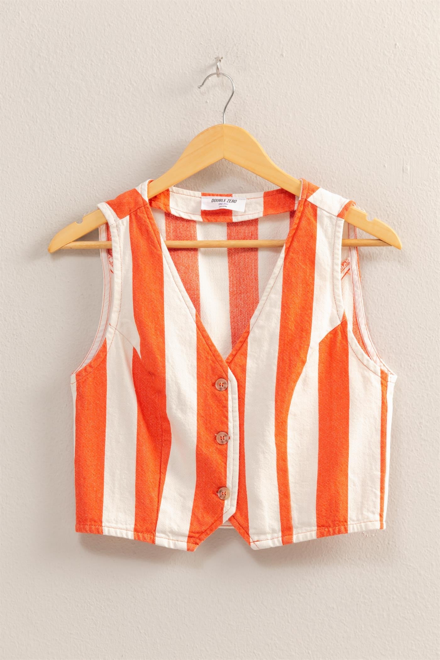 Sunset Stripes Knit Vest