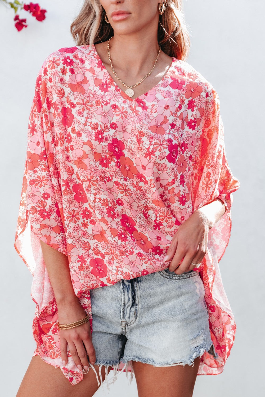Pink Breeze Kimono
