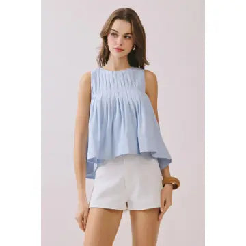 Harper Pleated Top