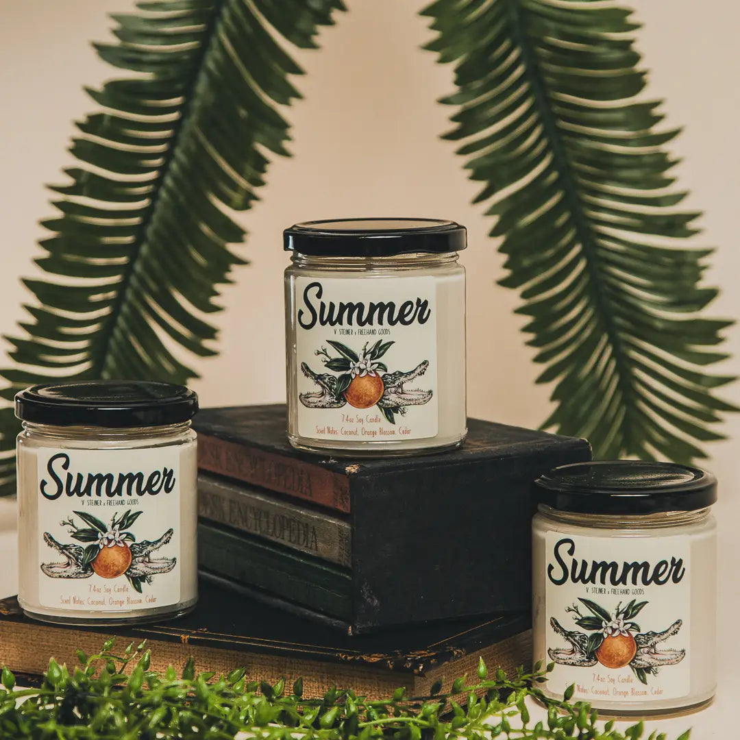 Summer Seasonal Soy Candle