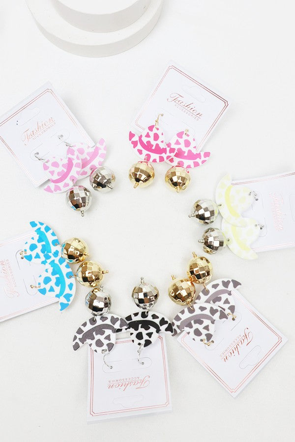 Disco Ball Cowgirl Earrings