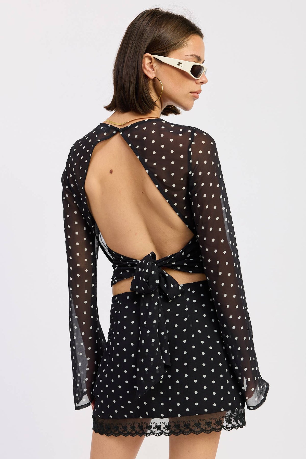 Spotted Sweetheart Top