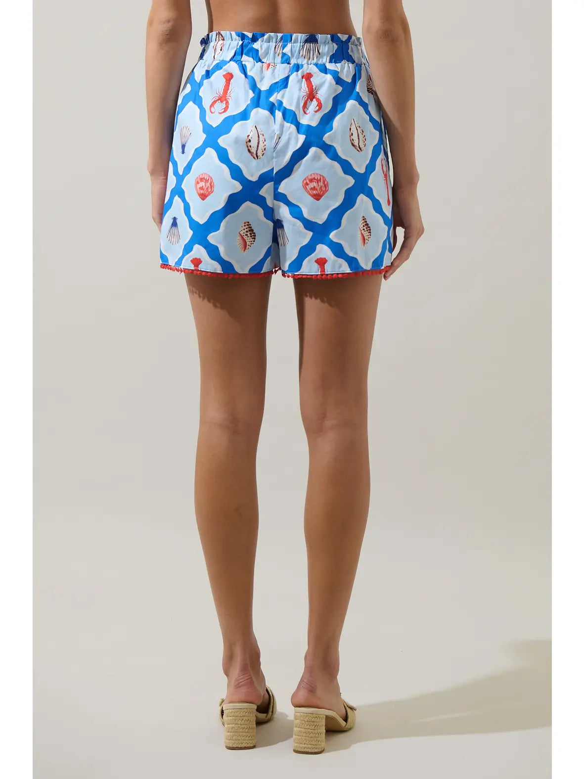 Lobster Bay Melia High Waisted Shorts