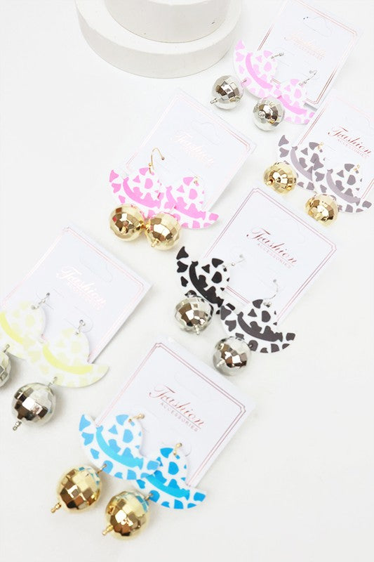 Disco Ball Cowgirl Earrings