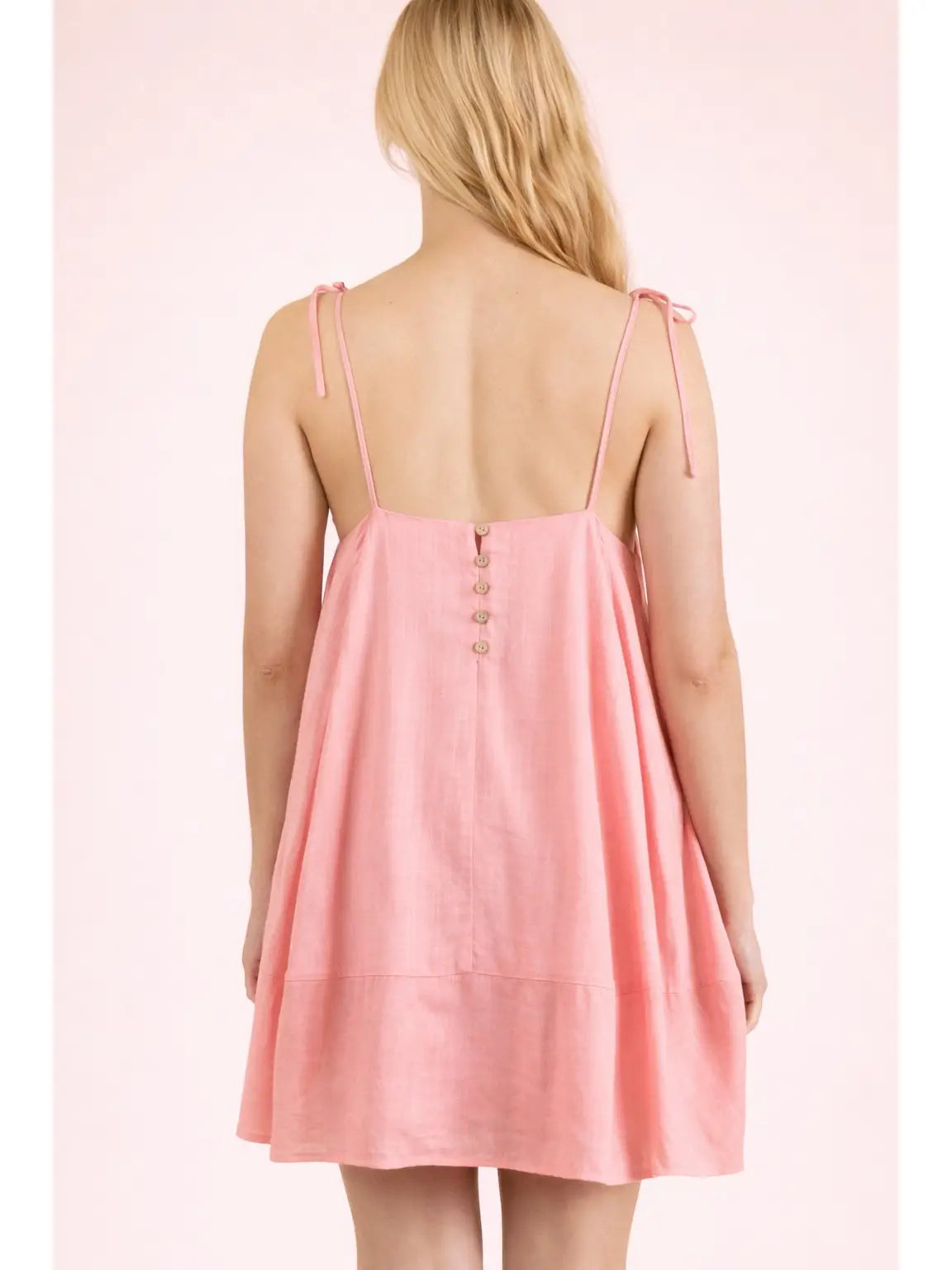 Button Kiss Mini Dress