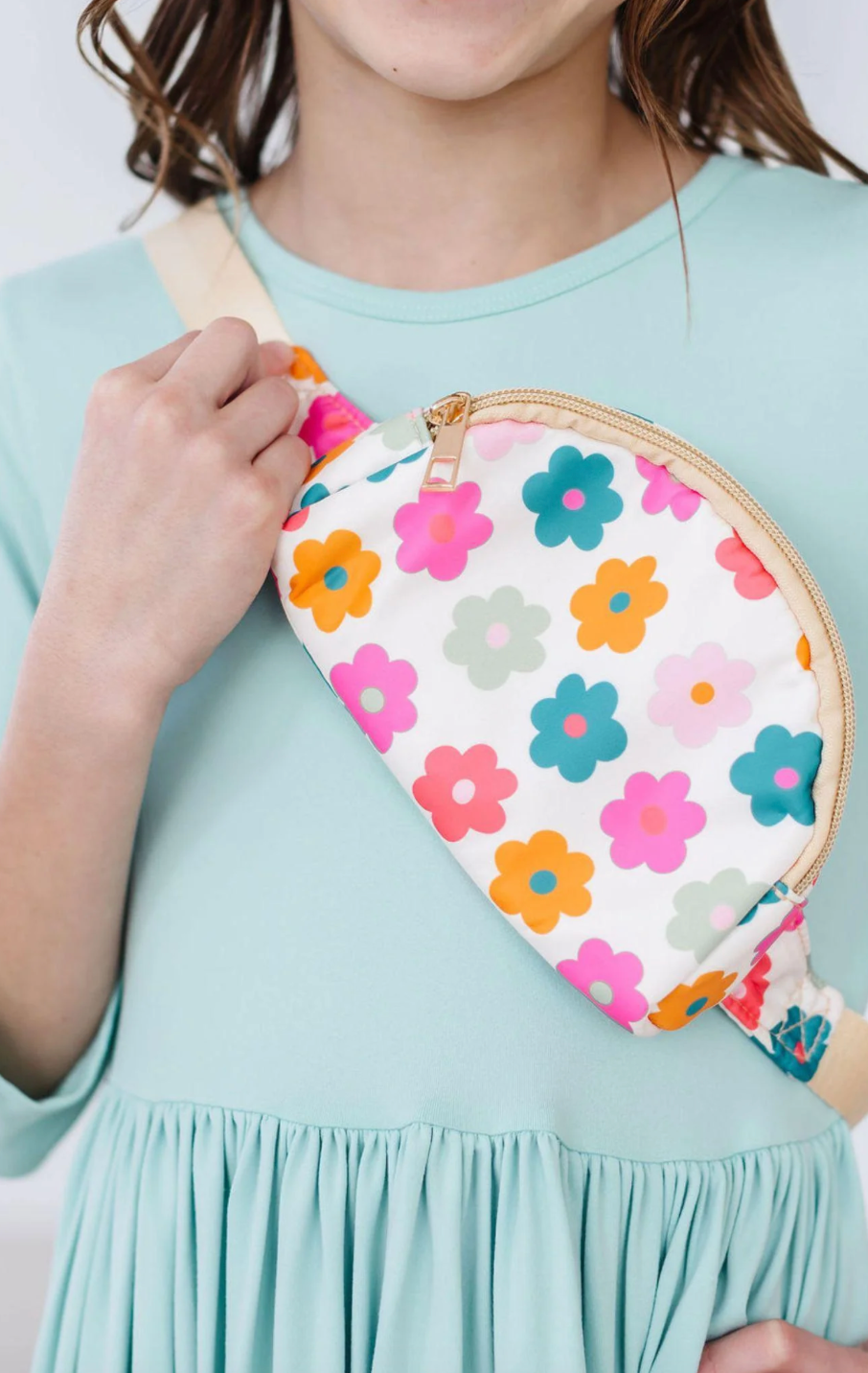 Retro Floral Belt Bag