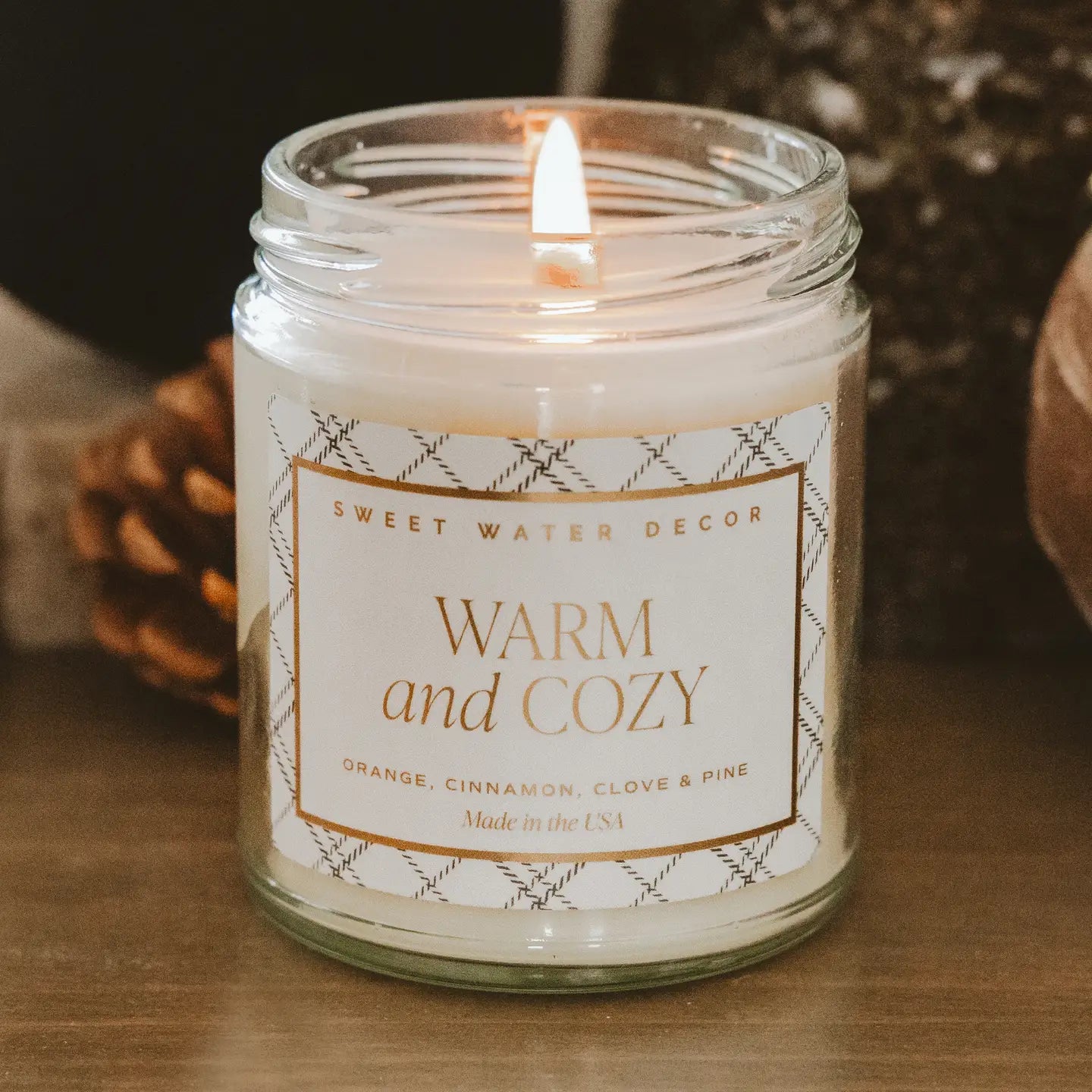 Warm and Cozy 9 oz Soy Candle