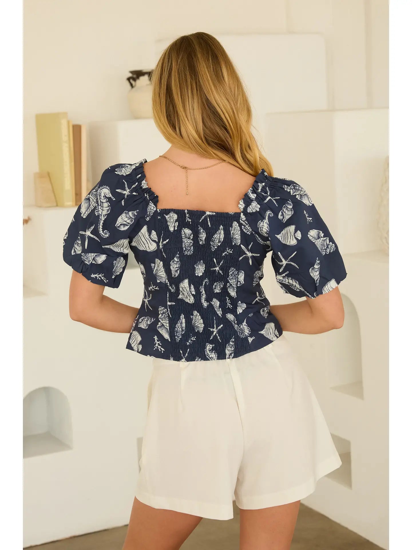 Marina Puff Top