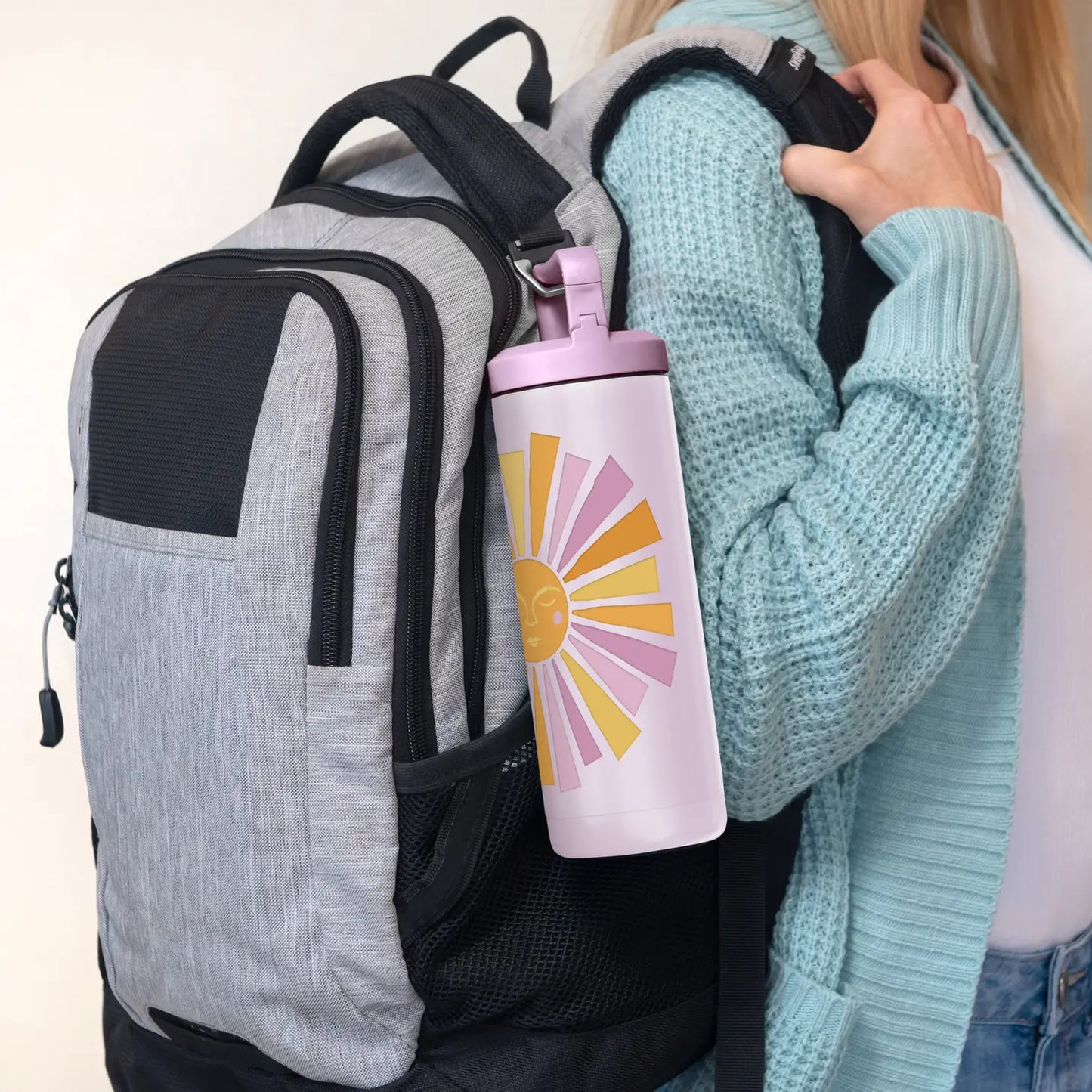 Shine Together - Snap-Hook Water Bottle