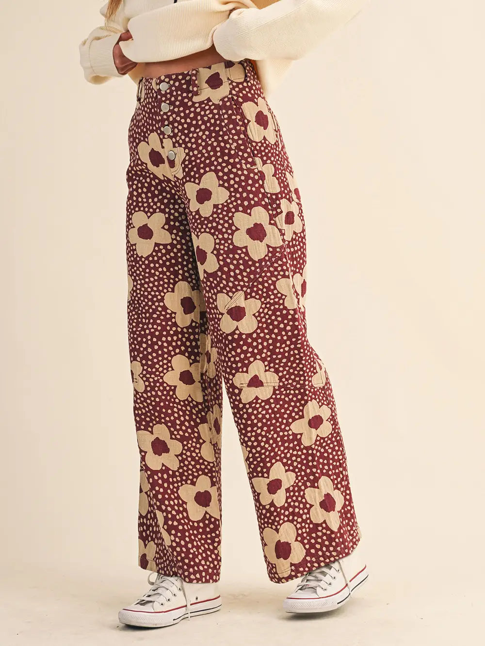 Romantic Floral Pants