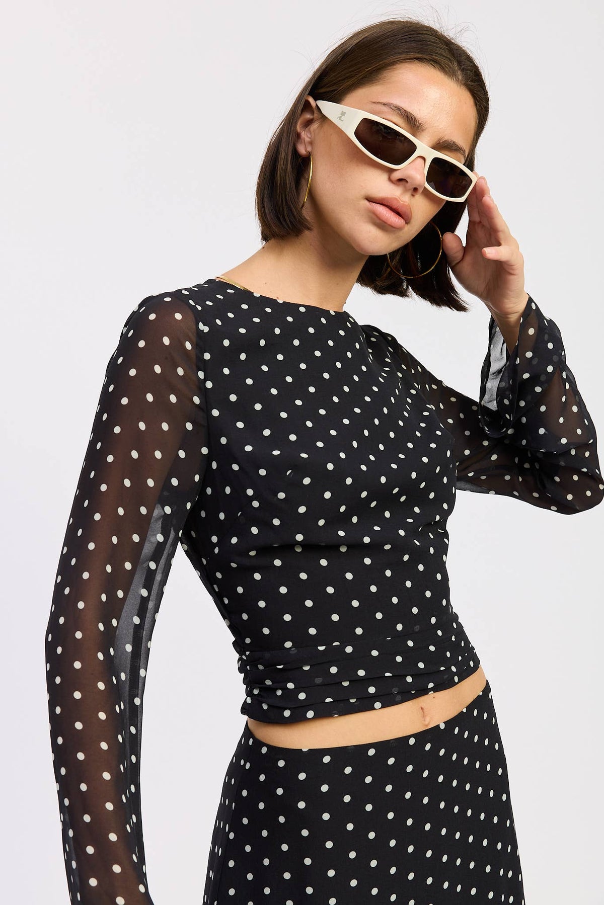 Spotted Sweetheart Top