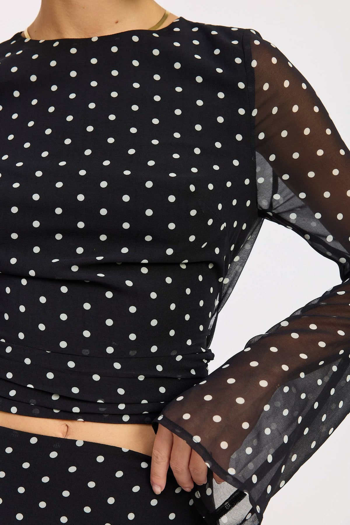 Spotted Sweetheart Top