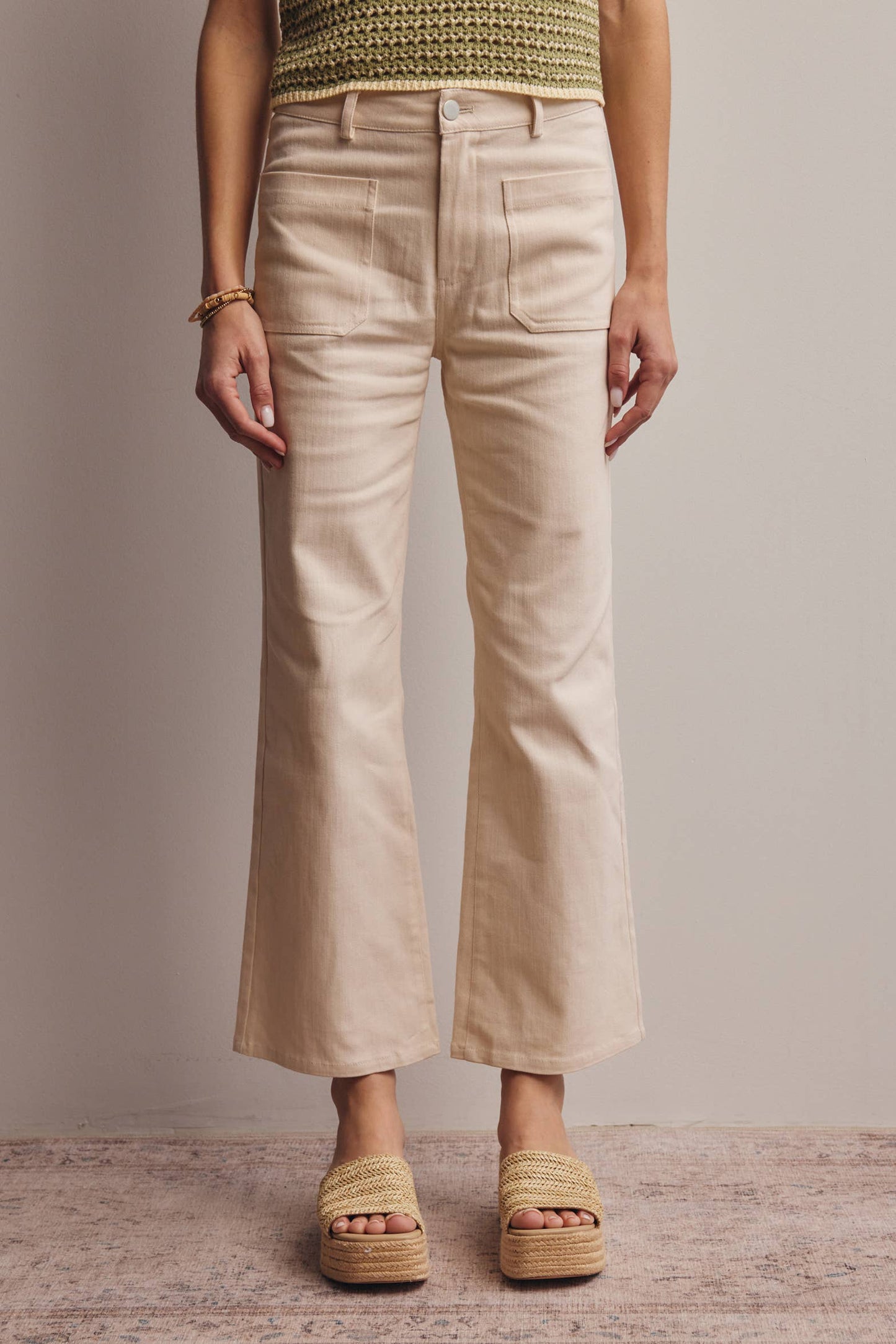 Twill Straight Pants