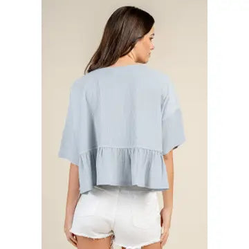 Sweetly Peplum Top