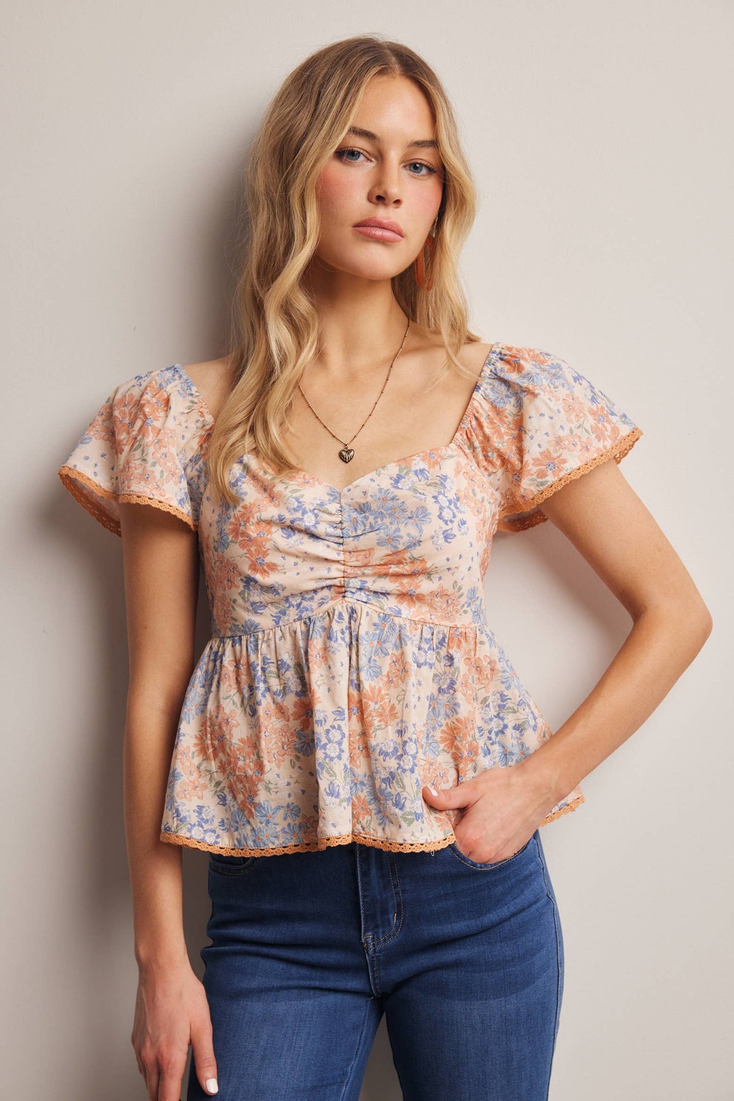 Garden Pleched Top