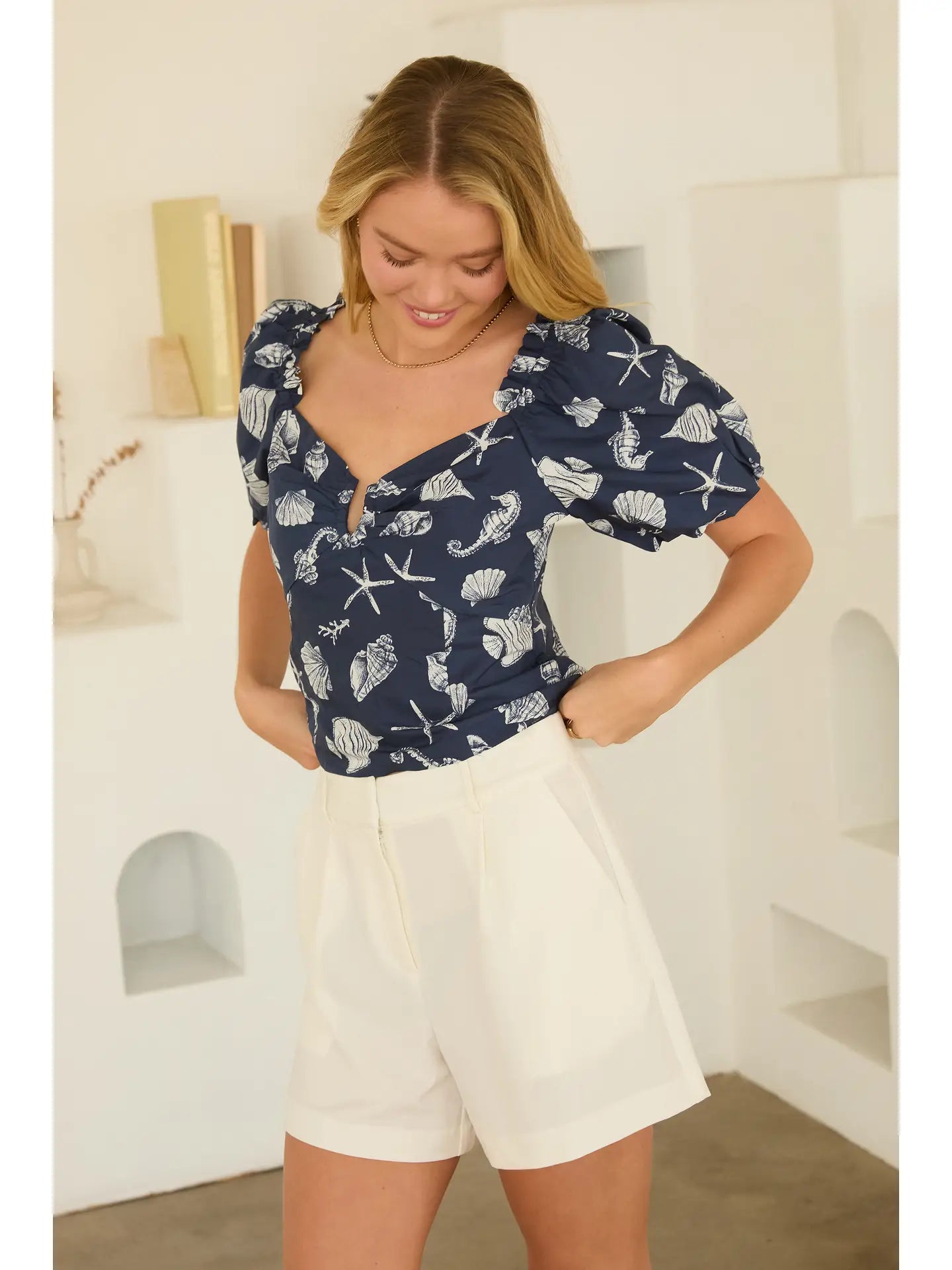 Marina Puff Top