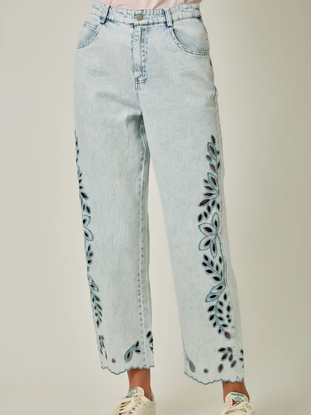 Eyelet Jeans