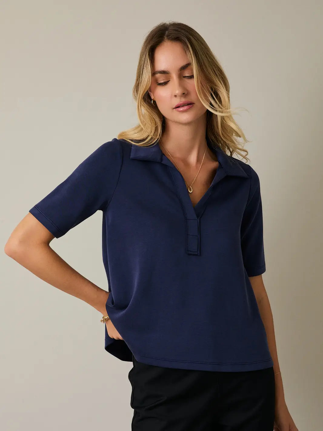 Harbor Polo Top