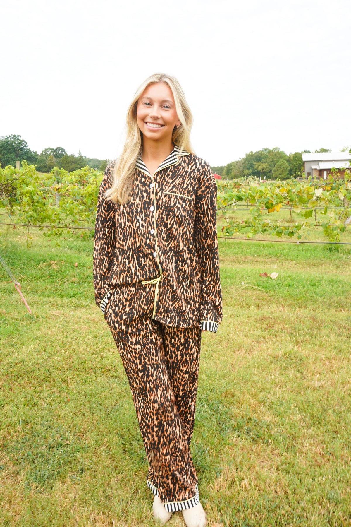 Luxe Leopard Pajama Set