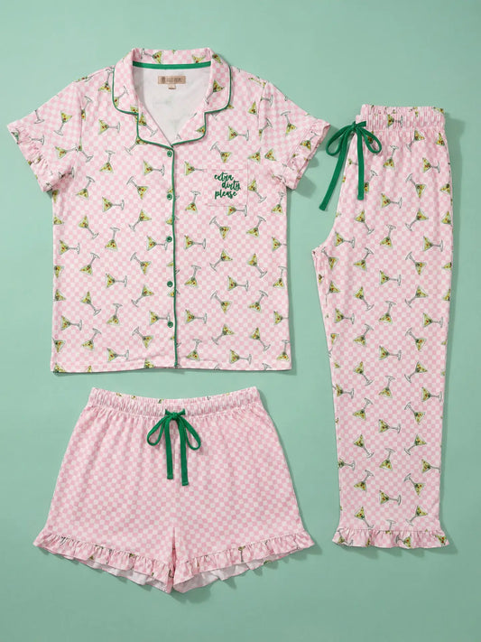 Dirty Martini PJ Set + Bonus Shorts
