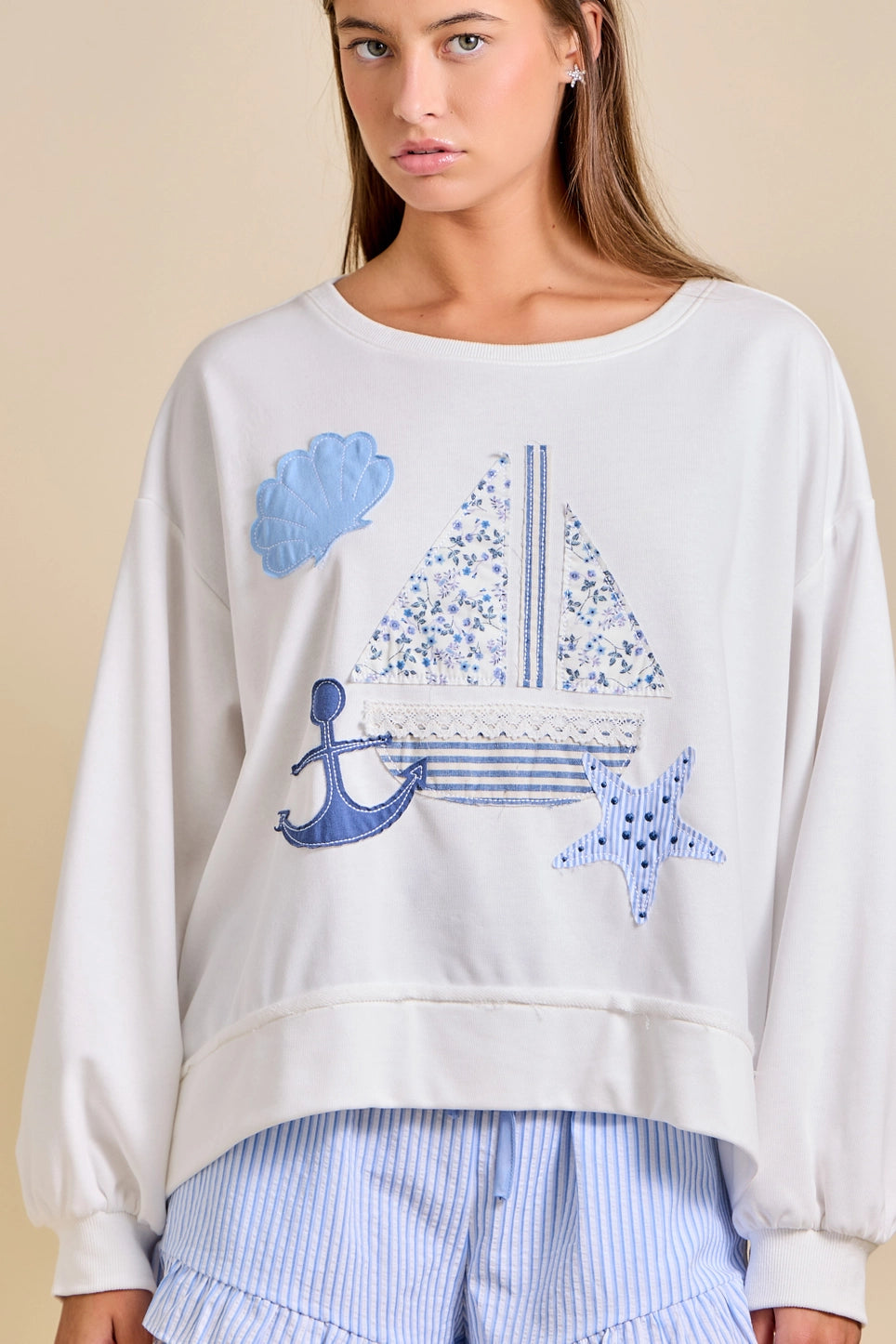 The Harbor Patchwork Pullover