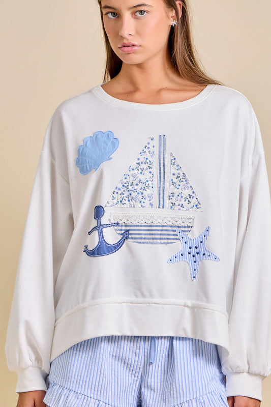 The Harbor Patchwork Pullover