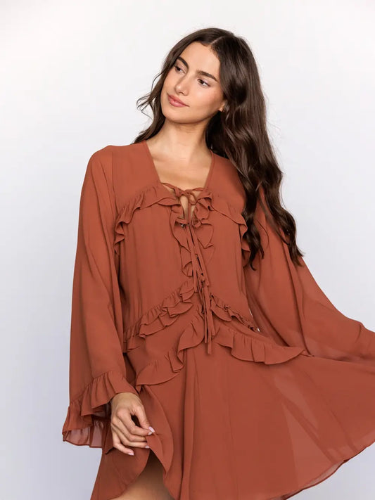 Rust Ruffle Mini