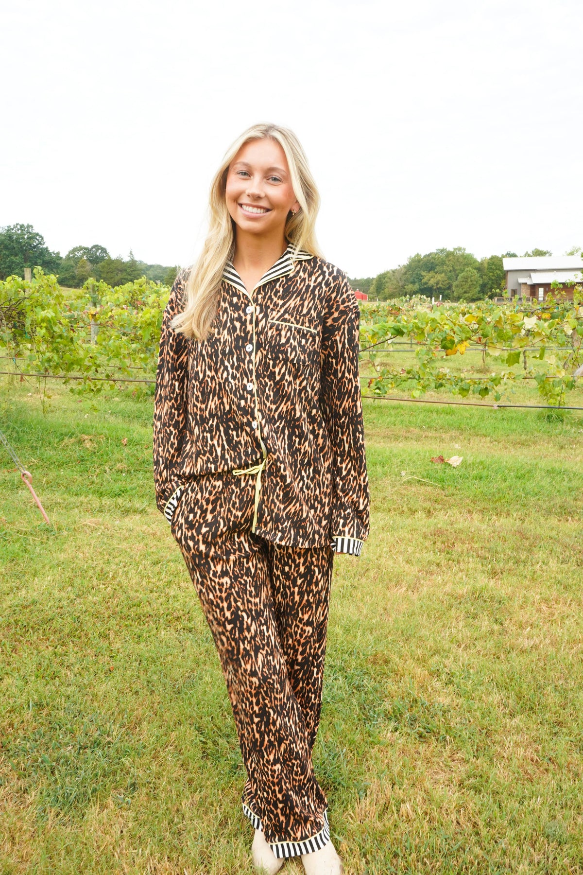 Luxe Leopard Pajama Set