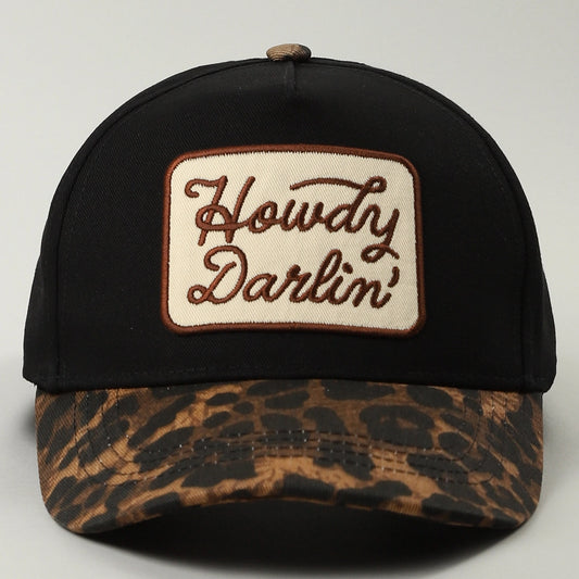 Black Howdy Trucker Hat