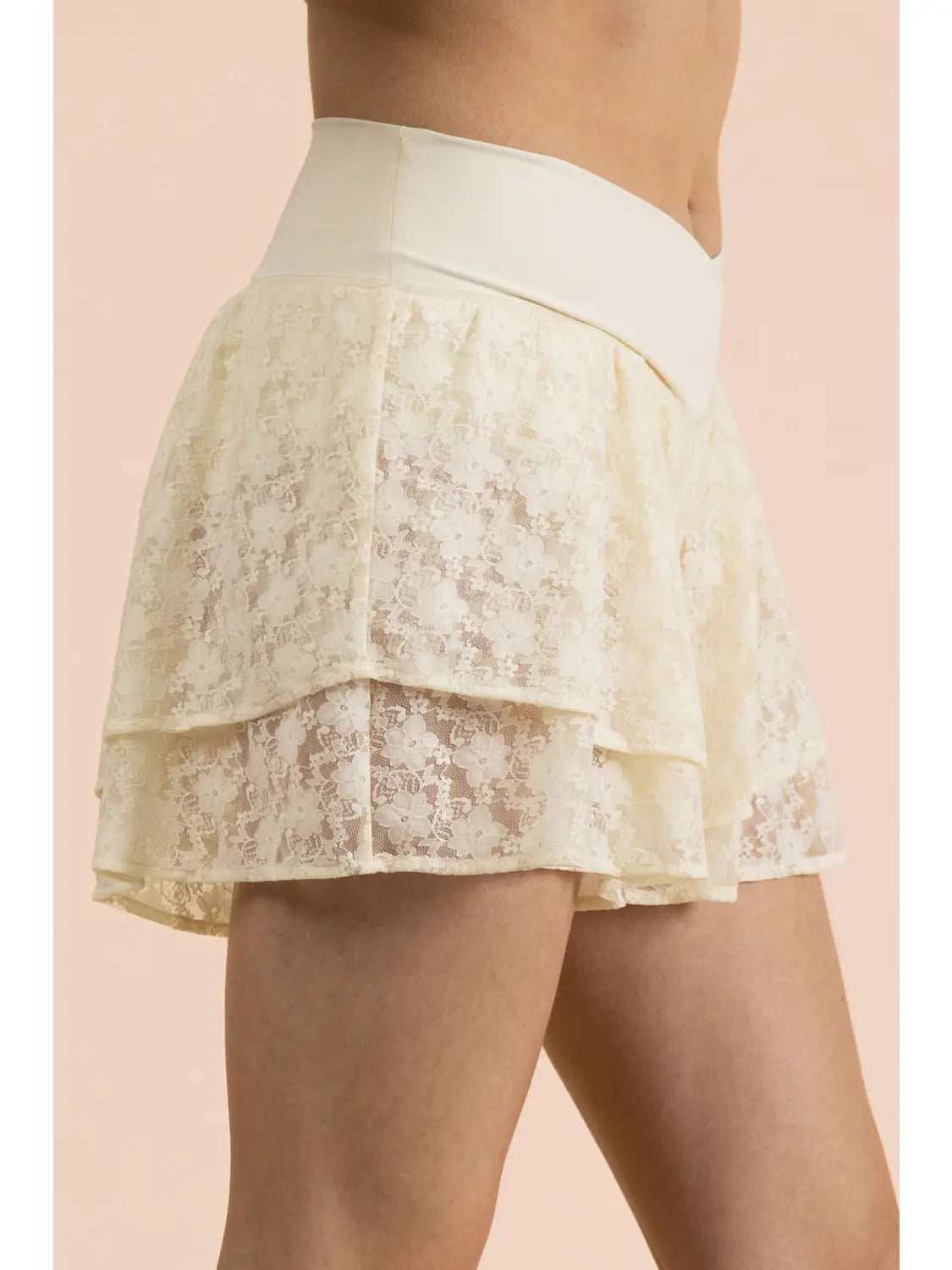 Flirty Fit Lace Shorts