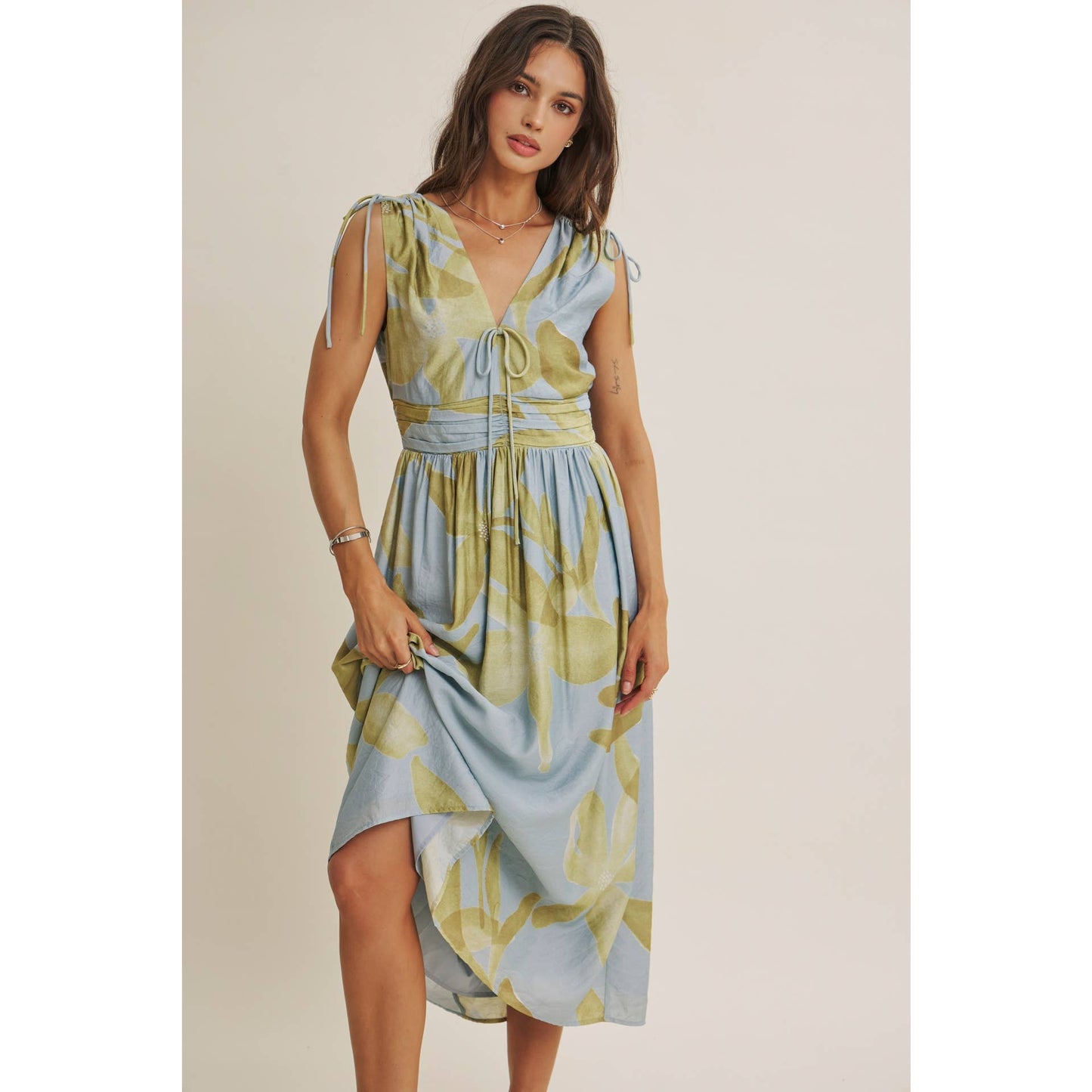 Sunset Oasis Midi Dress