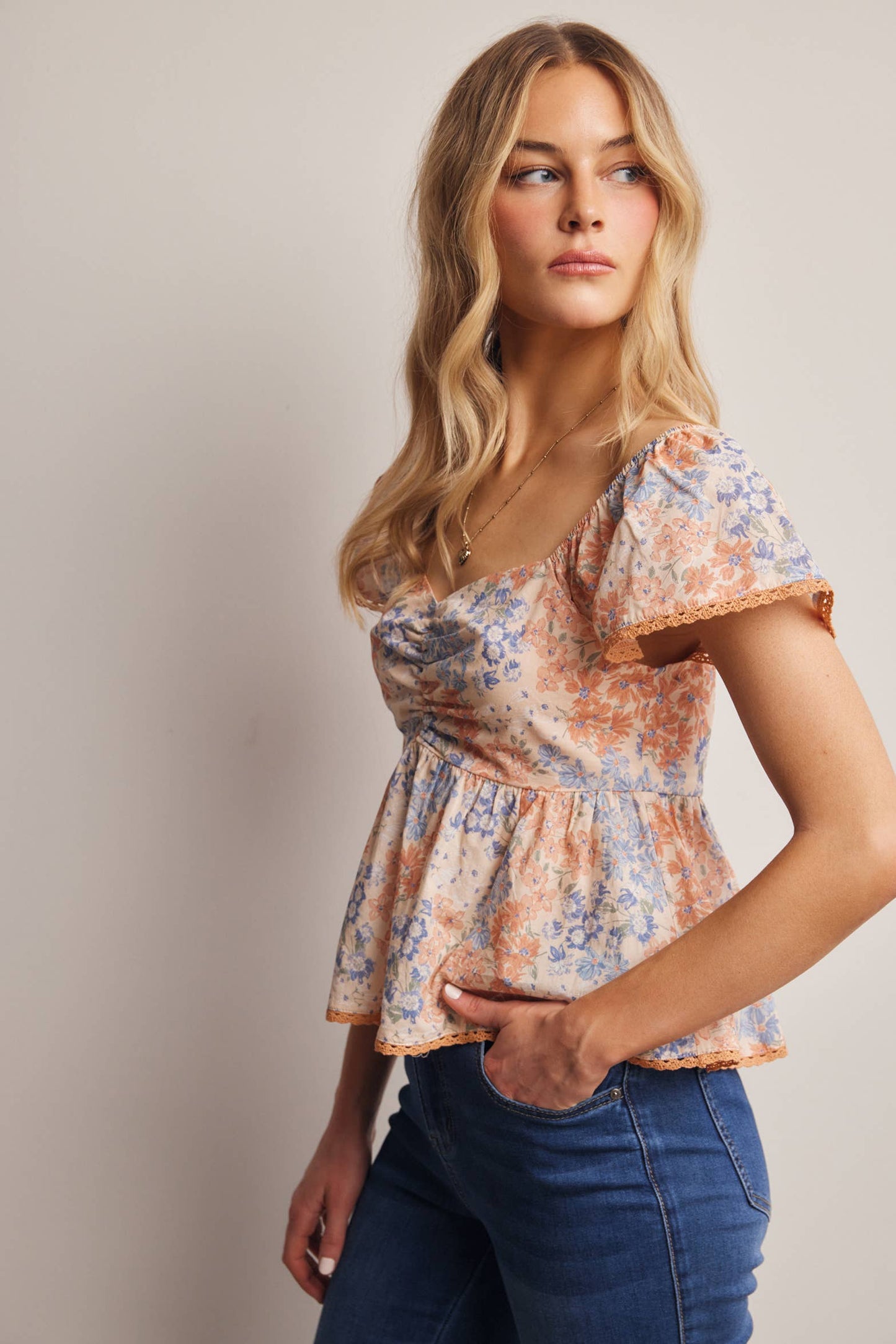 Garden Pleched Top