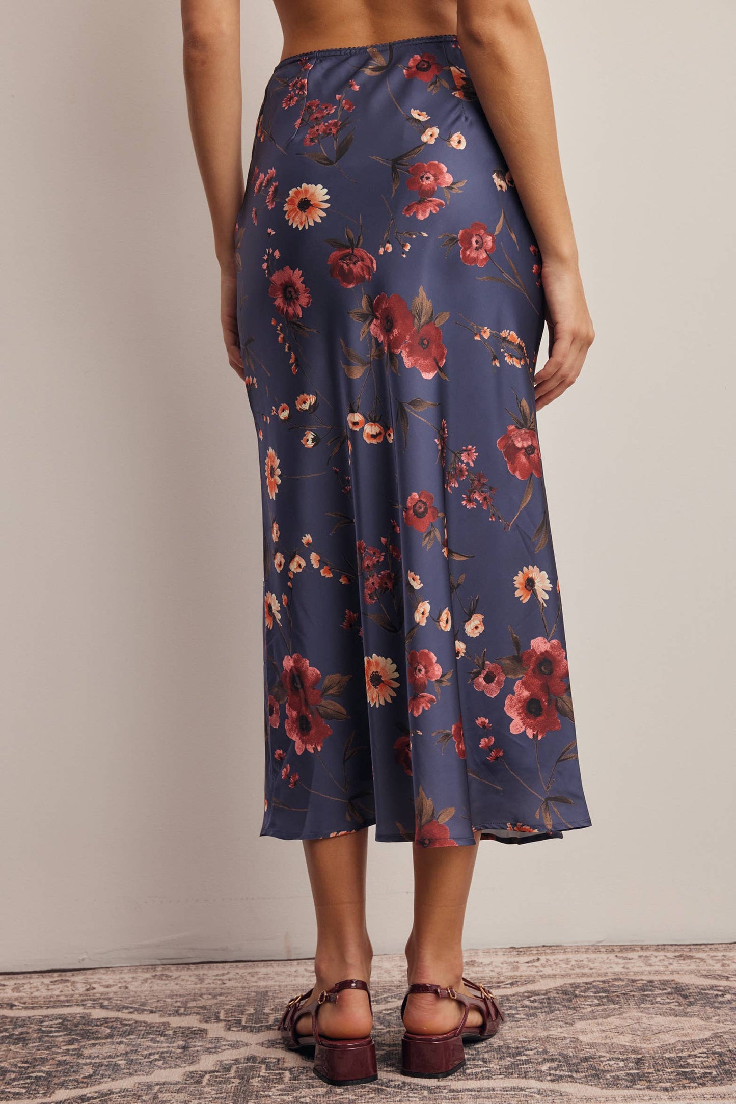 Bloom Satin Skirt
