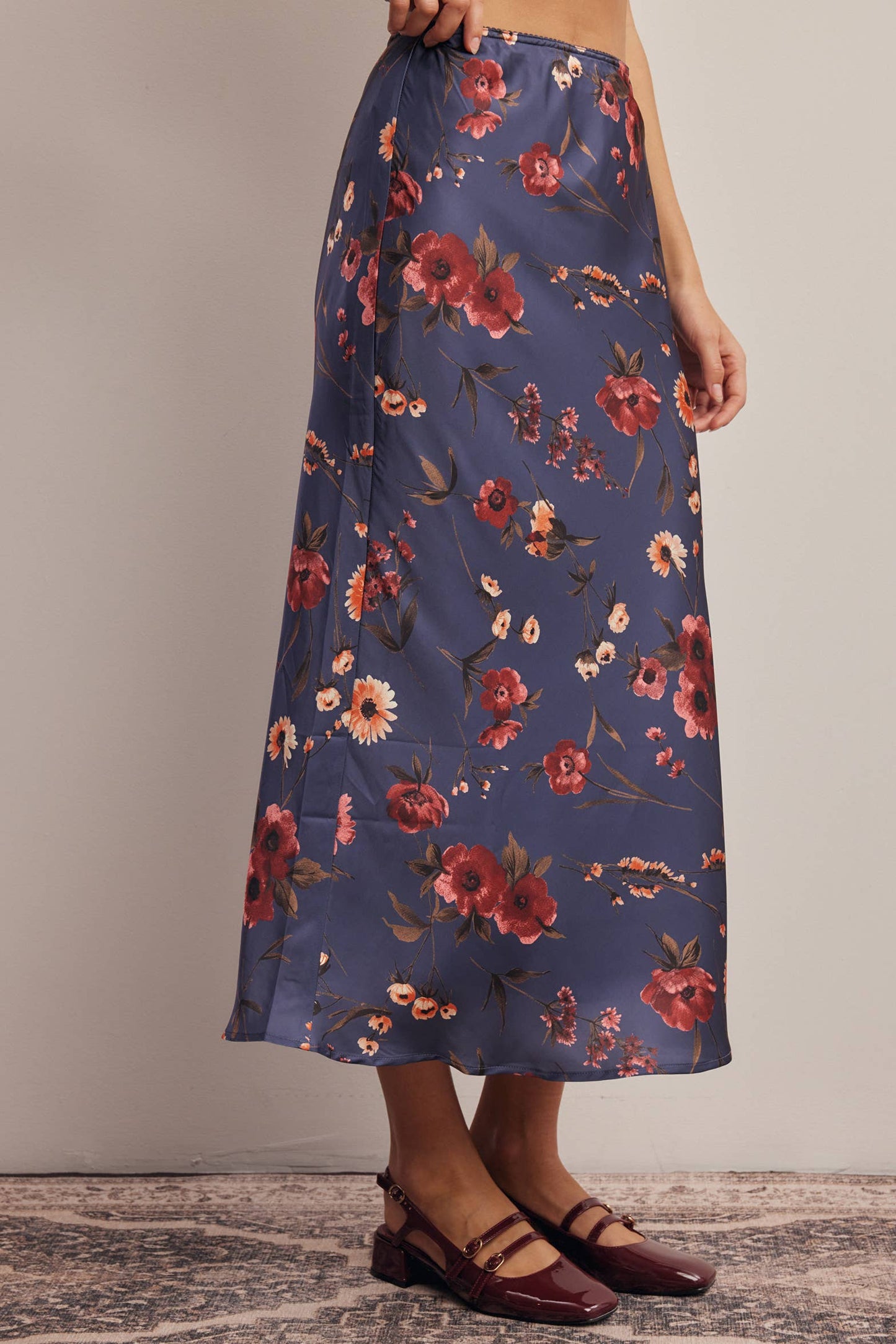 Bloom Satin Skirt