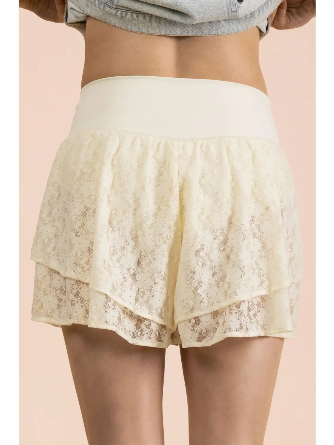 Flirty Fit Lace Shorts