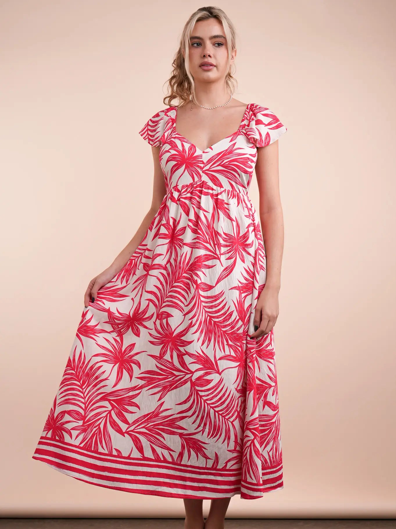 Tomato Boho Dress