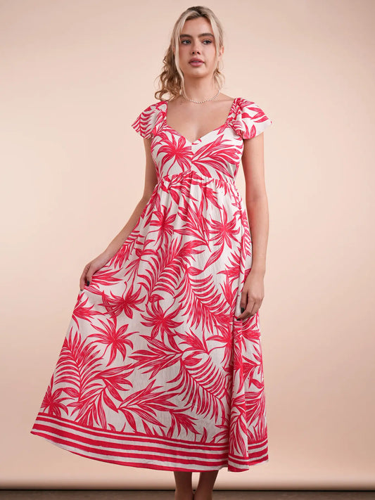 Tomato Boho Dress