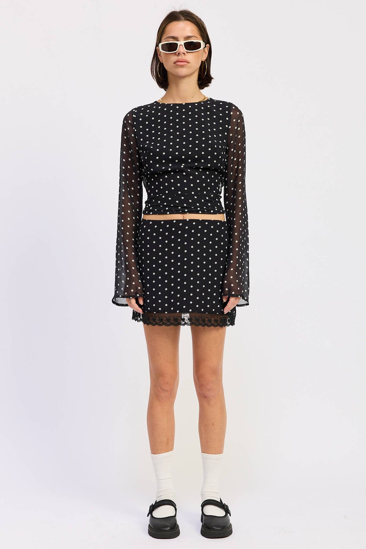 Spotted Sweetheart Top