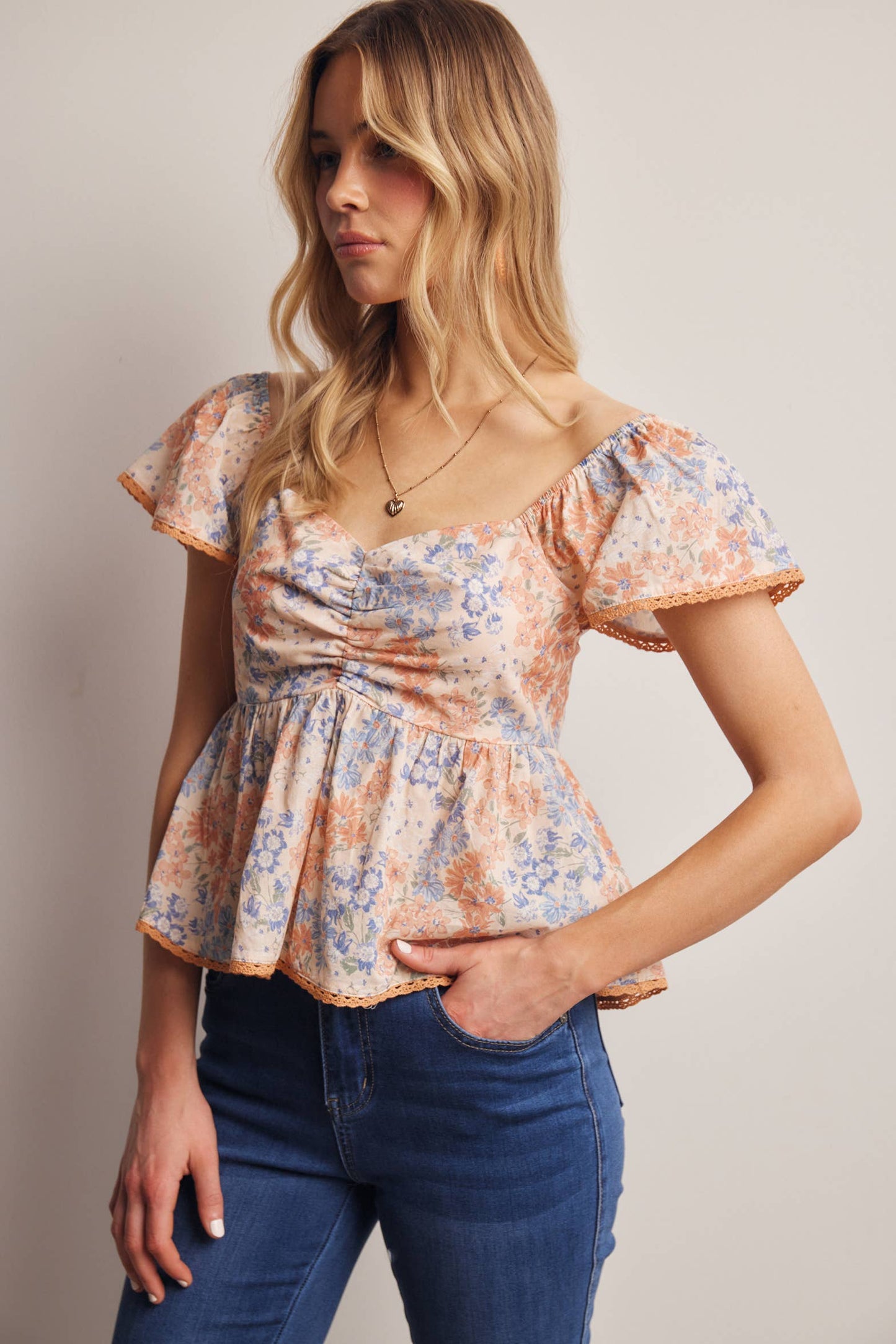 Garden Pleched Top