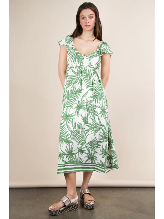 Tropical Boho Dress