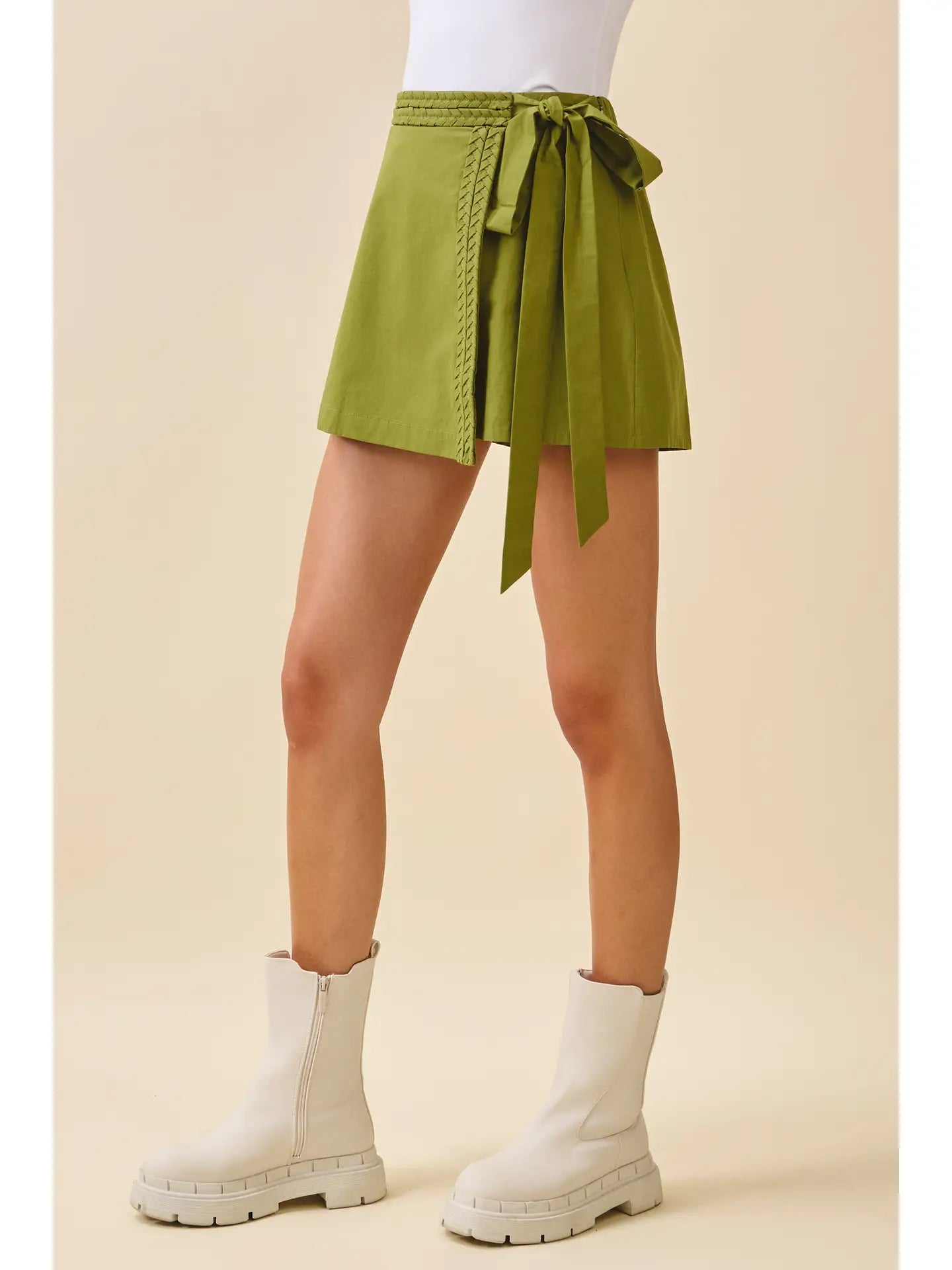 Palm Tie Skort