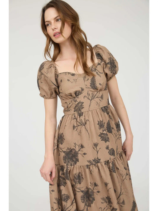 Khaki Sweetheart Dress