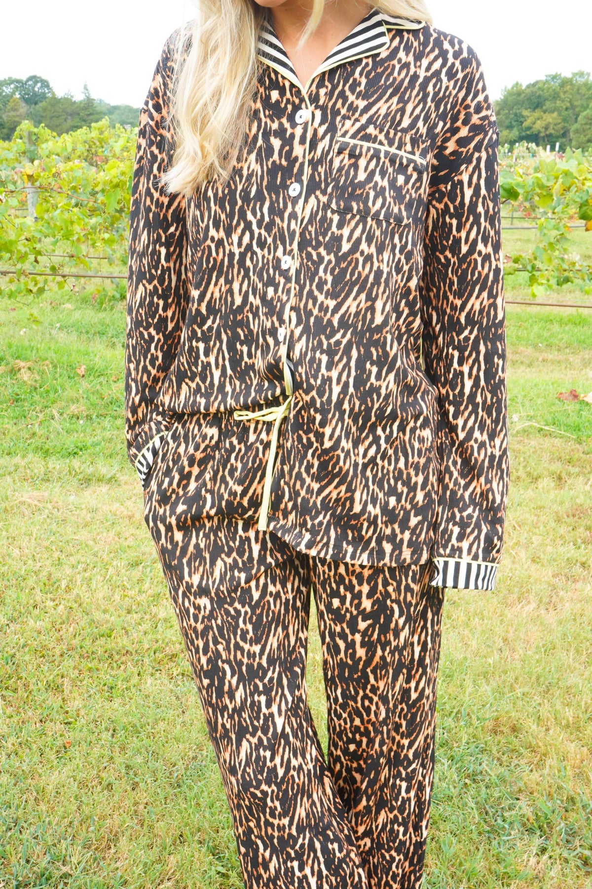 Luxe Leopard Pajama Set