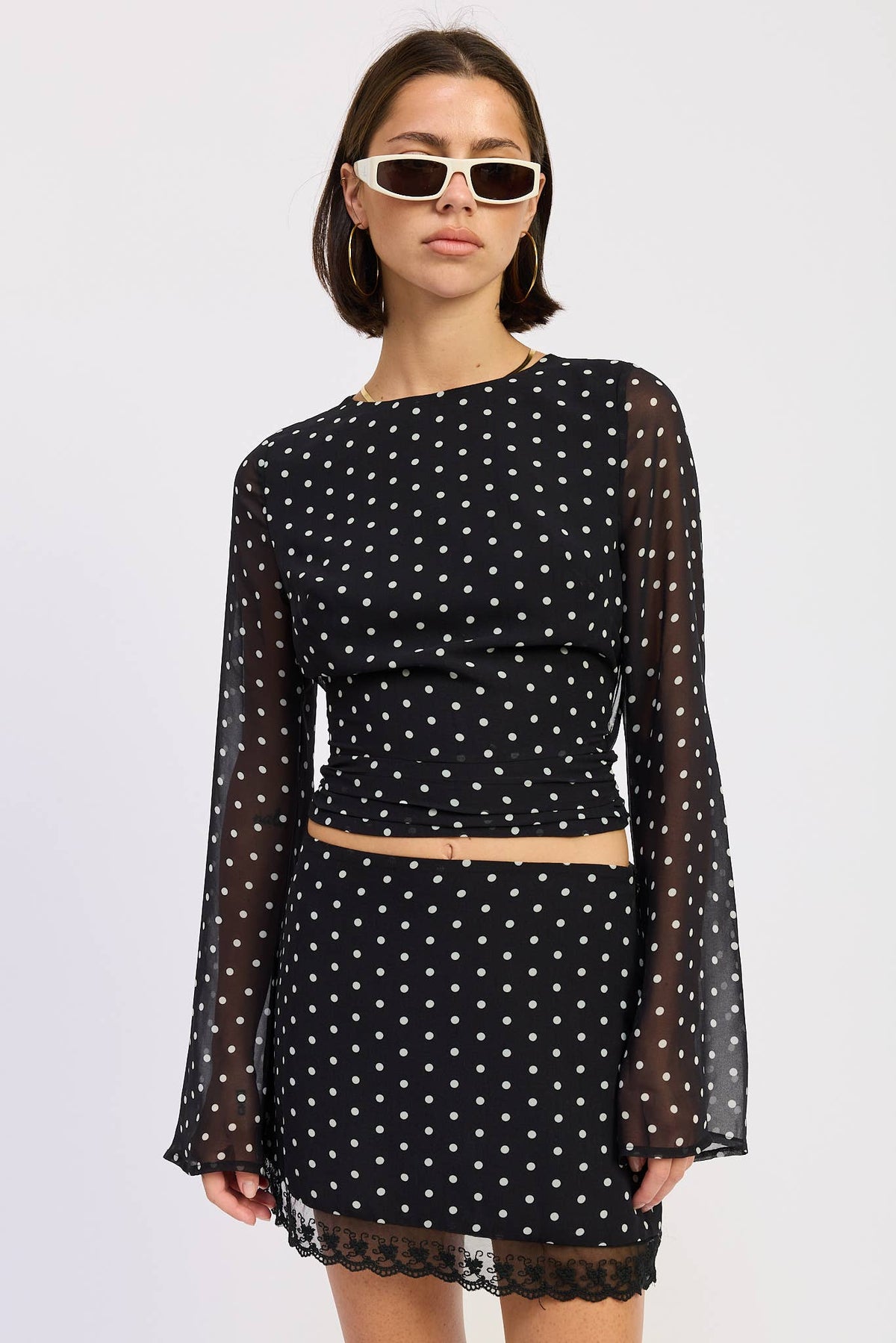 Spotted Sweetheart Top