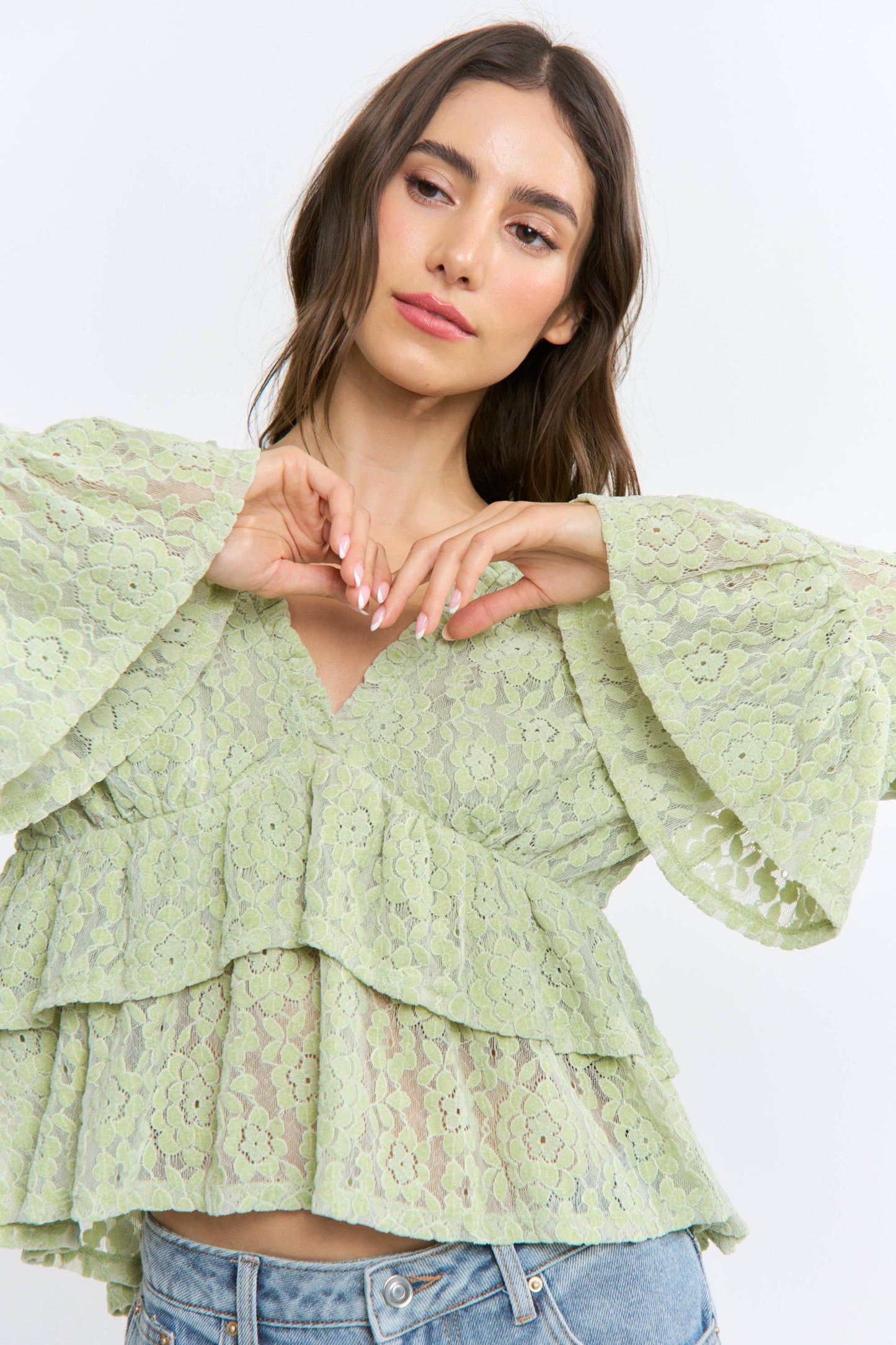 Lace Whisper Blouse