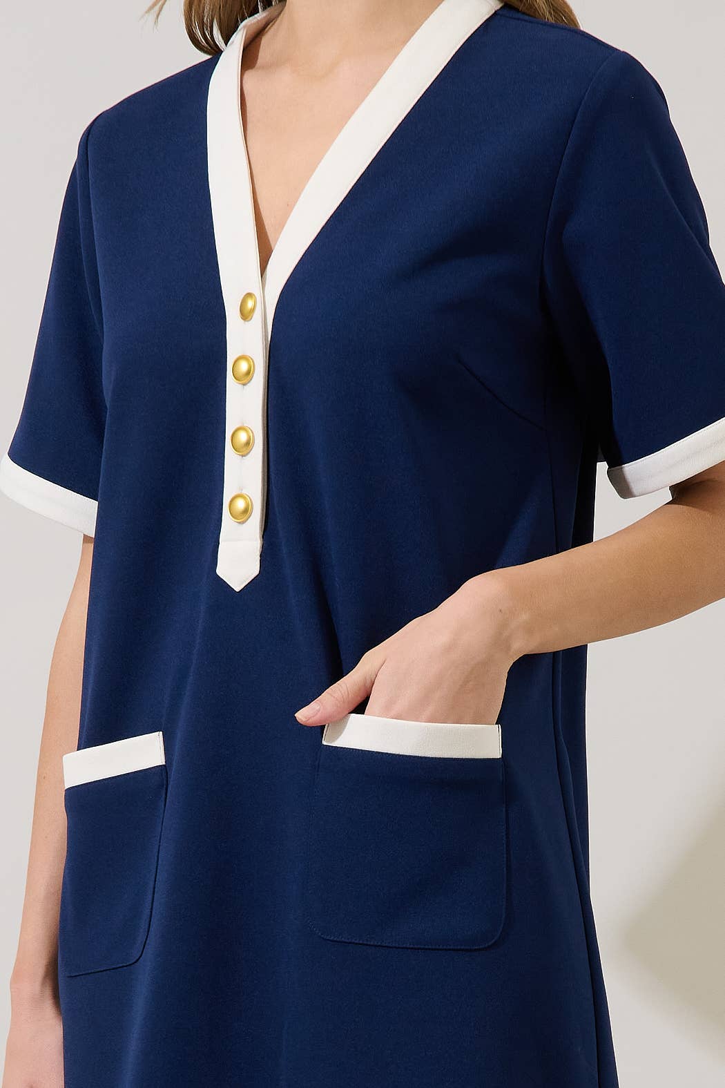 Navy Waters Dress