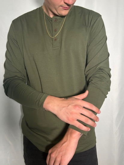 Olive Vibes -  Long Sleeve Fall Shirt