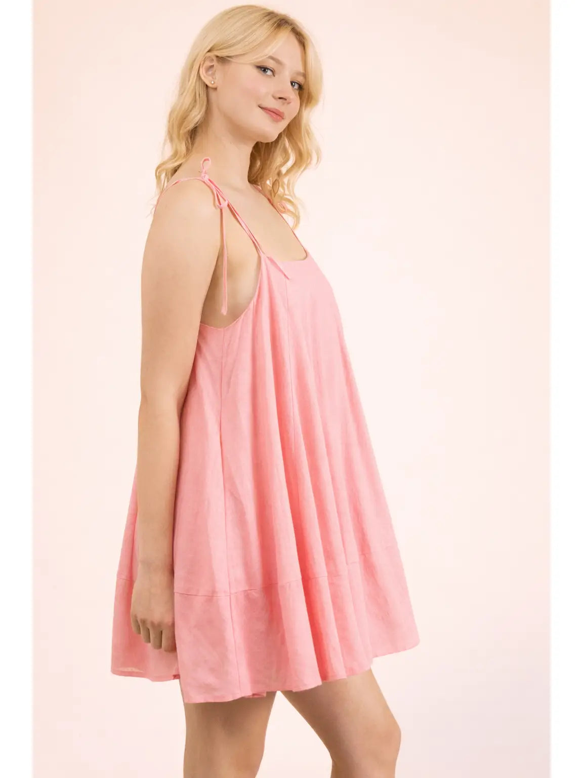 Button Kiss Mini Dress