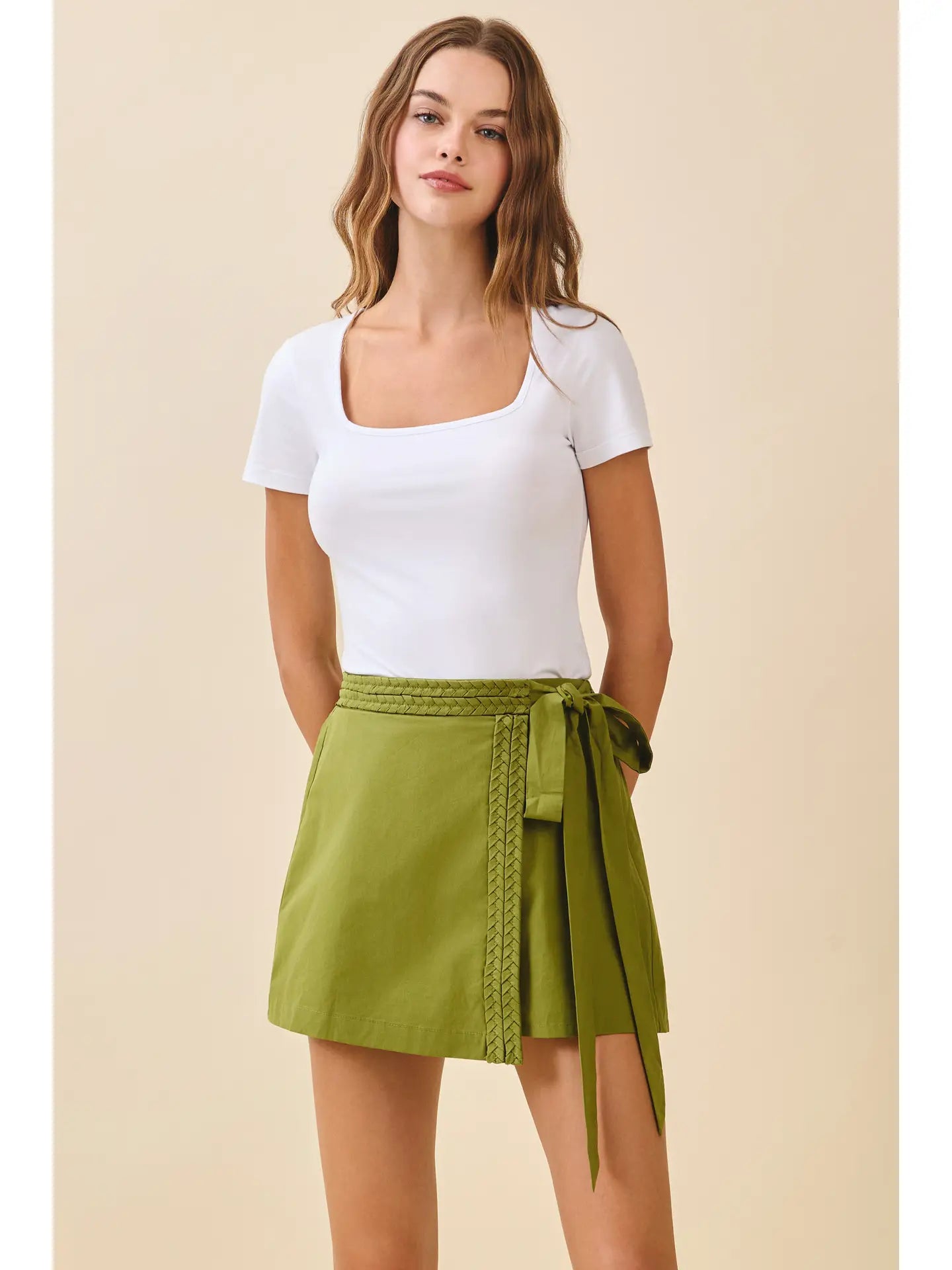 Palm Tie Skort