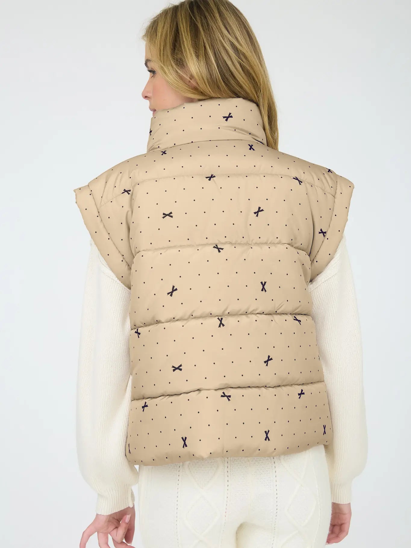 Khaki Dot Puffer
